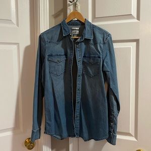 Western Style Denim Shirt